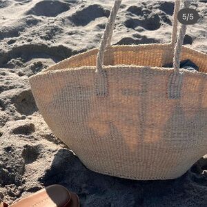 Abby Alley Natural Sisal Tote NWOT